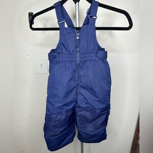 Kids Blue Snow Bib Overalls